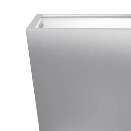 Garden Planters 40x40x40 cm 2 pcs Galvanised Steel