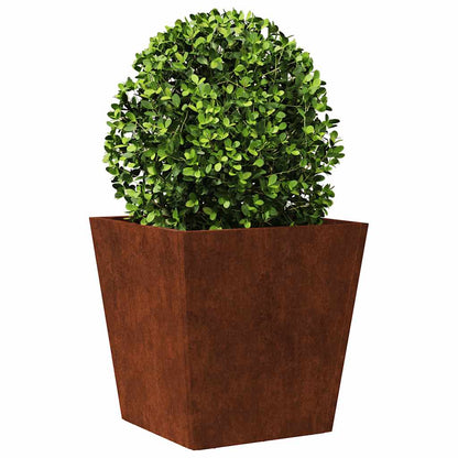 Garden Planter 40x40x40 cm Weathering Steel