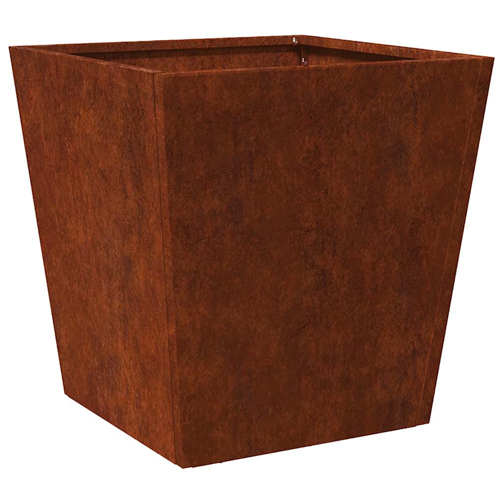 Garden Planters 2 pcs 40x40x40 cm Weathering Steel