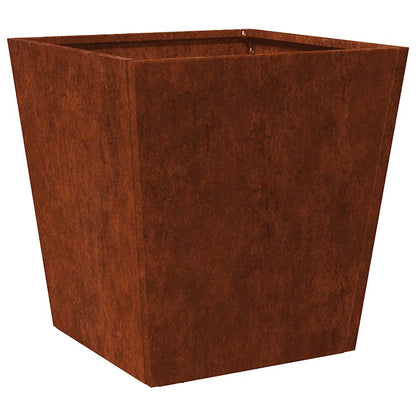 Garden Planters 2 pcs 40x40x40 cm Weathering Steel