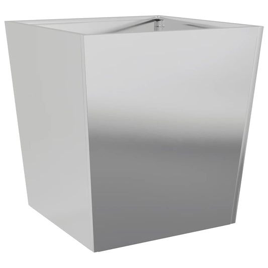 Garden Planter 50x50x50 cm Galvanised Steel