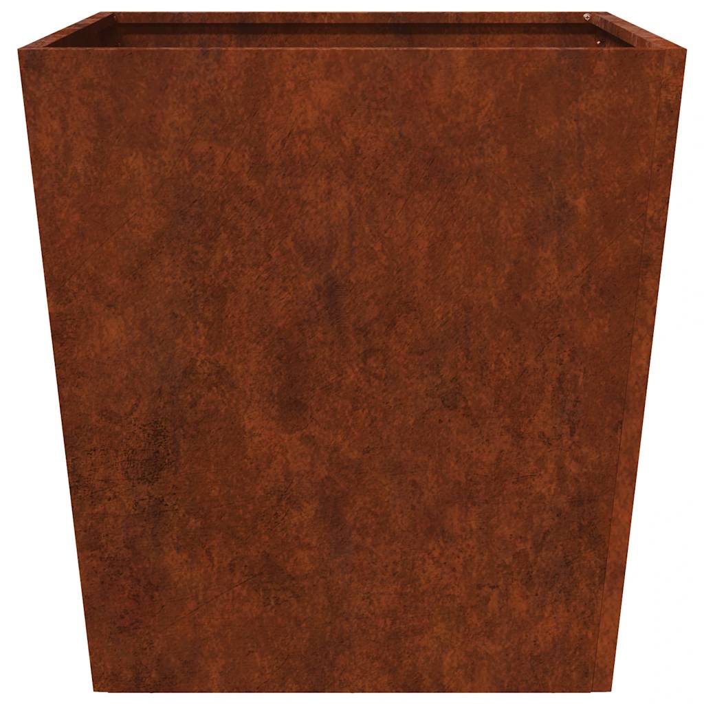 Garden Planters 2 pcs 50x50x50 cm Weathering Steel