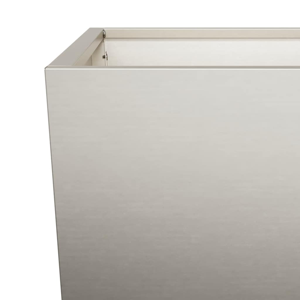 Garden Planter 35x35x75 cm Weathering Steel