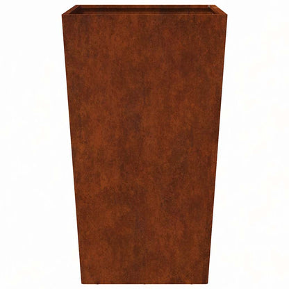 Garden Planter 45x45x75 cm Weathering Steel