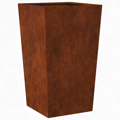 Garden Planter 45x45x75 cm Weathering Steel