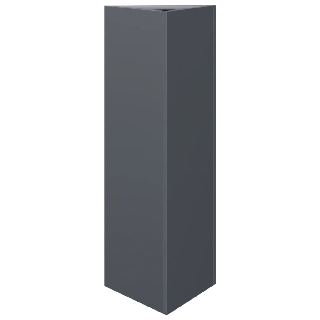 Garden Planter Anthracite Steel Large Durable Garden Planter