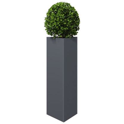 Garden Planter Anthracite Steel Large Durable Garden Planter
