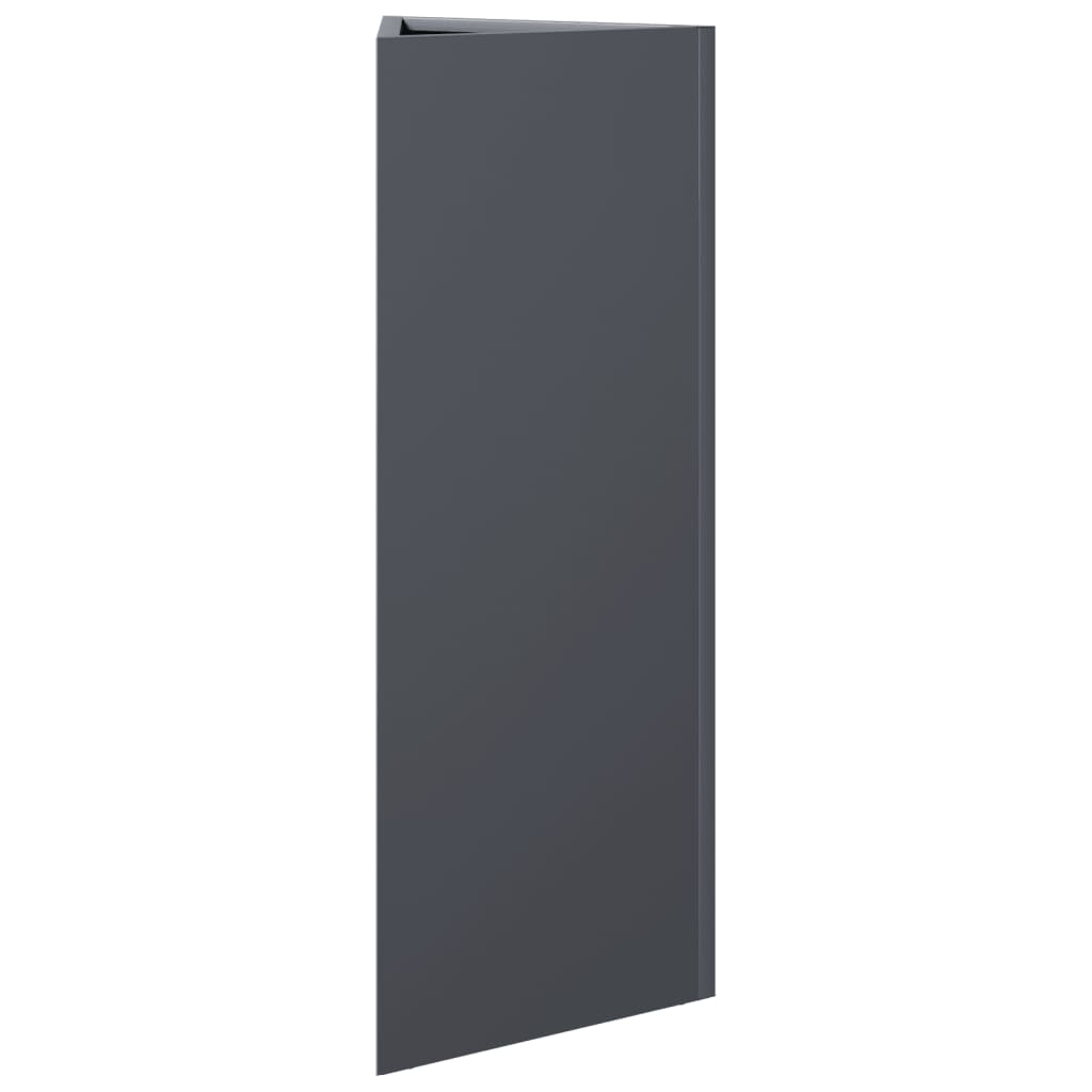 Garden Planter Anthracite Steel Large Durable Garden Planter