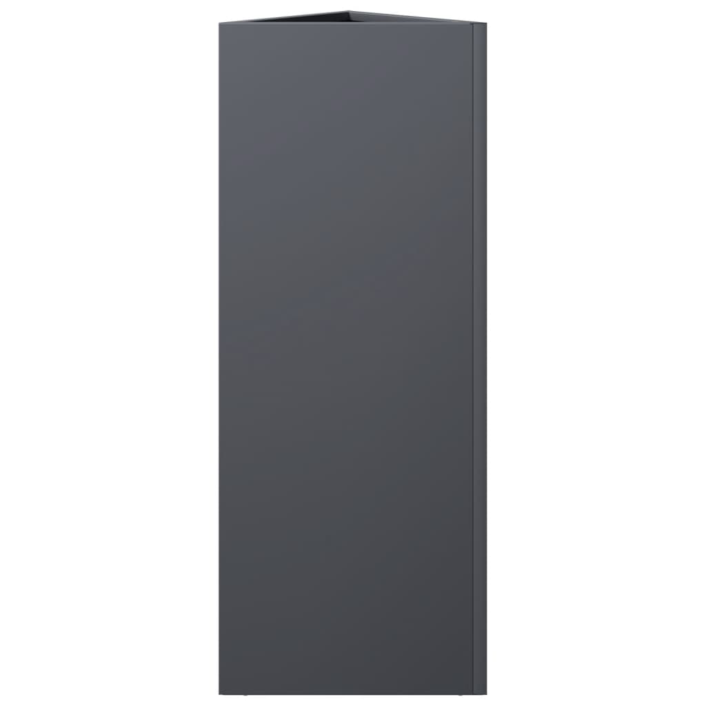 Garden Planter Anthracite Steel Large Durable Garden Planter