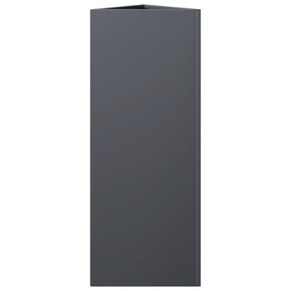 Garden Planter Anthracite Steel Large Durable Garden Planter