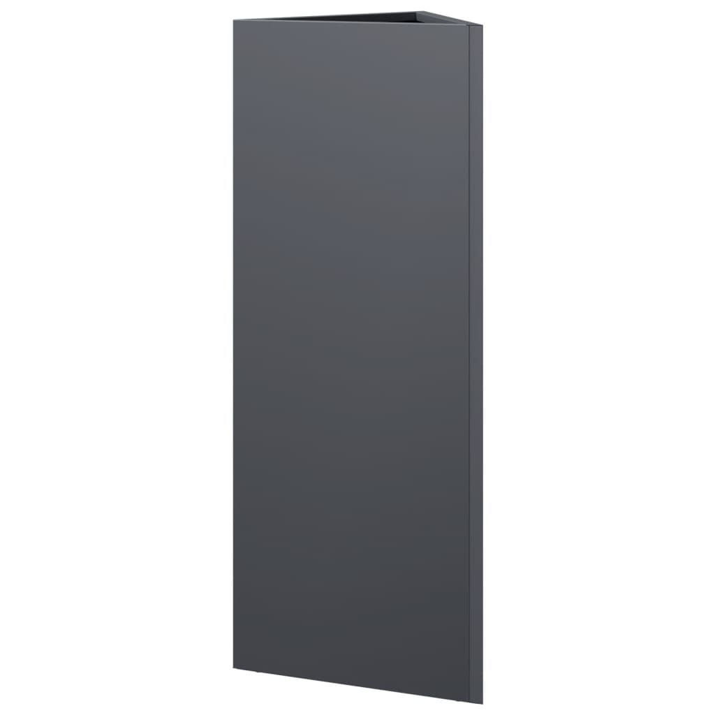 Garden Planter Anthracite Steel Large Durable Garden Planter