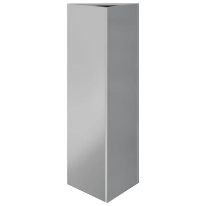 Garden Planters 2 pcs Triangular 30x26x75 cm Galvanized Steel