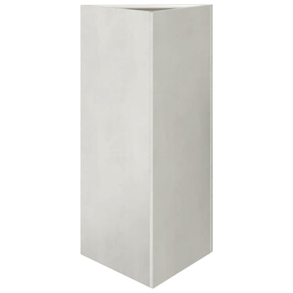 Garden Planter Triangular 40x34.5x75 cm Stainless Steel