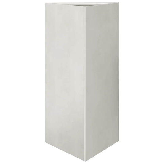 Garden Planter Triangular 40x34.5x75 cm Stainless Steel