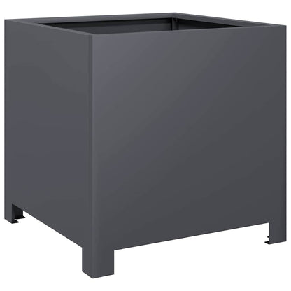 Garden Planter Anthracite 40x40x40 cm Steel