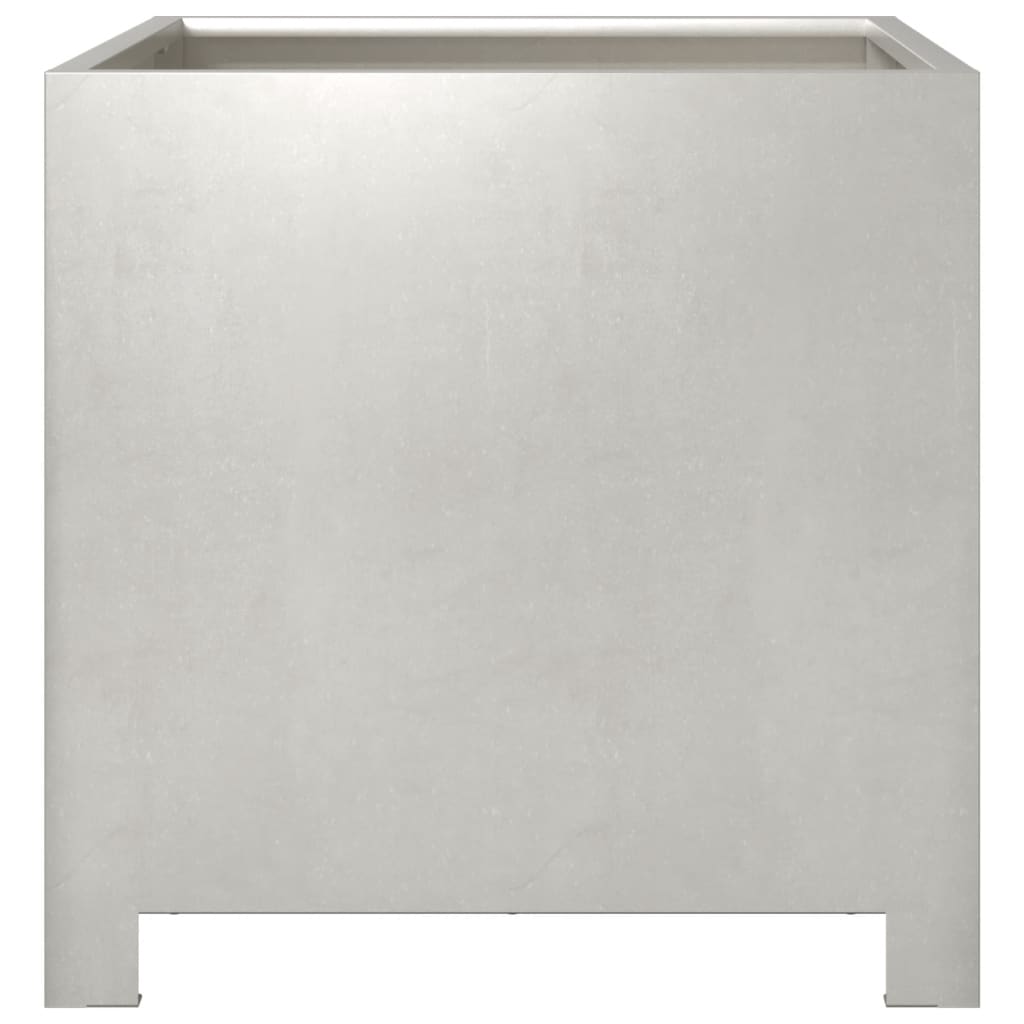 Garden Planters 2 pcs 40x40x40 cm Stainless Steel