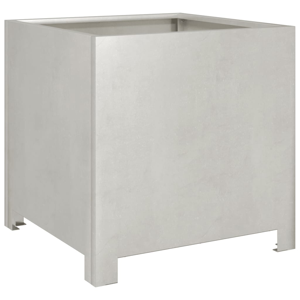 Garden Planters 2 pcs 40x40x40 cm Stainless Steel