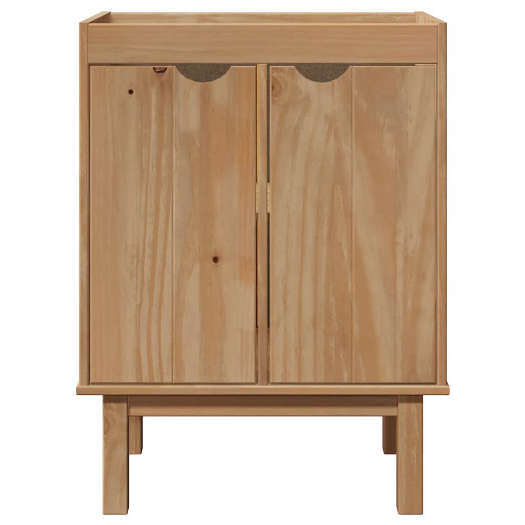Bathroom Sink Cabinet OTTA 59x40x80 cm Solid Wood Pine