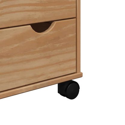Kitchen Trolley OTTA 59x45x80 cm Solid Wood Pine