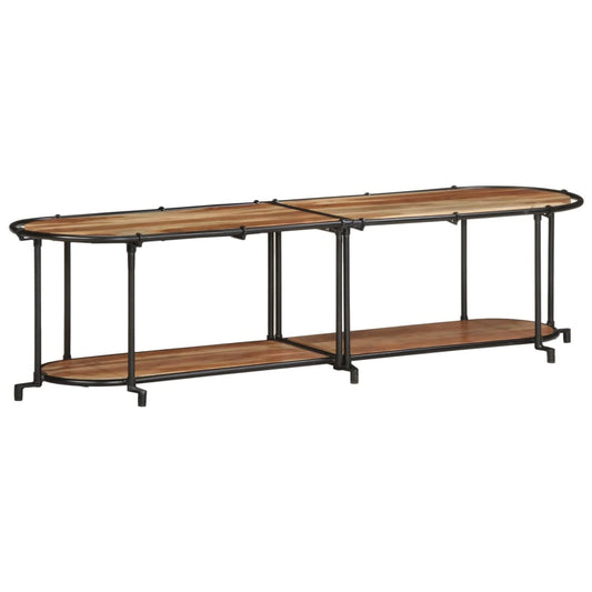 TV Cabinet 160x42x40 cm Solid Wood Acacia