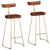Bar Stools 2 pcs 49x43x103 cm Solid Wood Mango