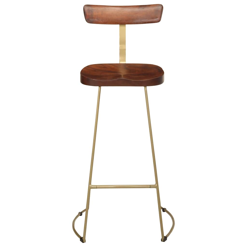 Bar Stools 2 pcs 49x43x103 cm Solid Wood Mango