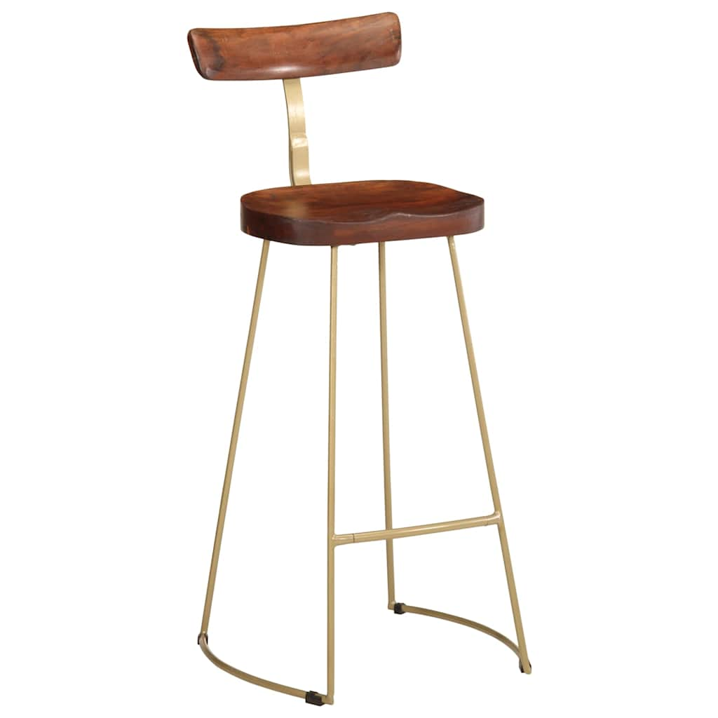 Bar Stools 2 pcs 49x43x103 cm Solid Wood Mango