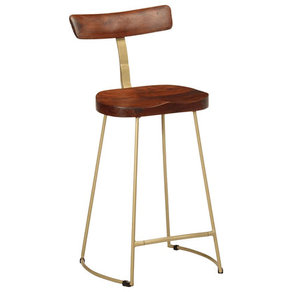 Bar Stools 2 pcs 49x43x88 cm Solid Wood Mango