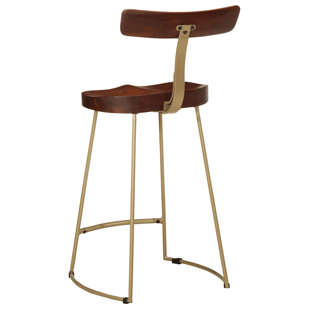 Bar Stools 2 pcs 49x43x88 cm Solid Wood Mango