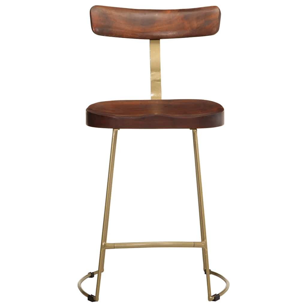 Bar Stools 2 pcs 49x43x79 cm Solid Wood Mango