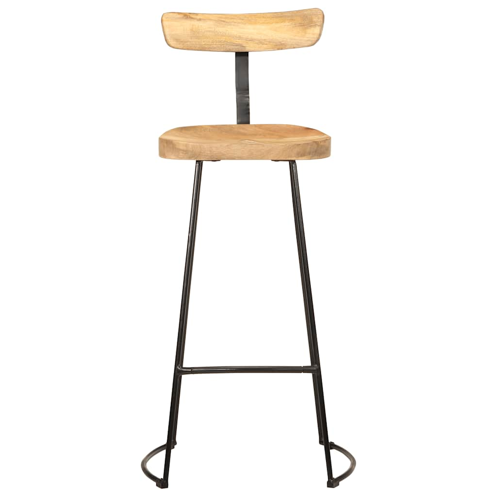 Bar Stools 2 pcs 49x43x103 cm Solid Wood Mango