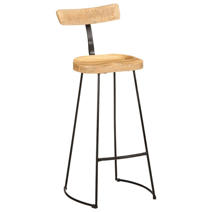 Bar Stools 2 pcs 49x43x103 cm Solid Wood Mango