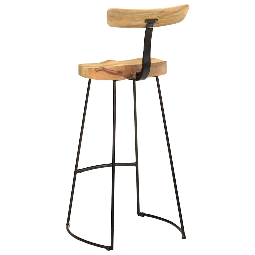 Bar Stools 2 pcs 49x43x103 cm Solid Wood Mango