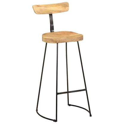 Bar Stools 2 pcs 49x43x103 cm Solid Wood Mango