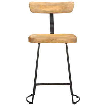 Bar Stools 2 pcs 49x43x79 cm Solid Wood Mango