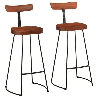 Bar Stools 2 pcs 49x43x103 cm Solid Wood Mango