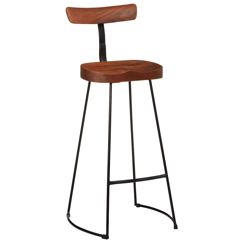 Bar Stools 2 pcs 49x43x103 cm Solid Wood Mango