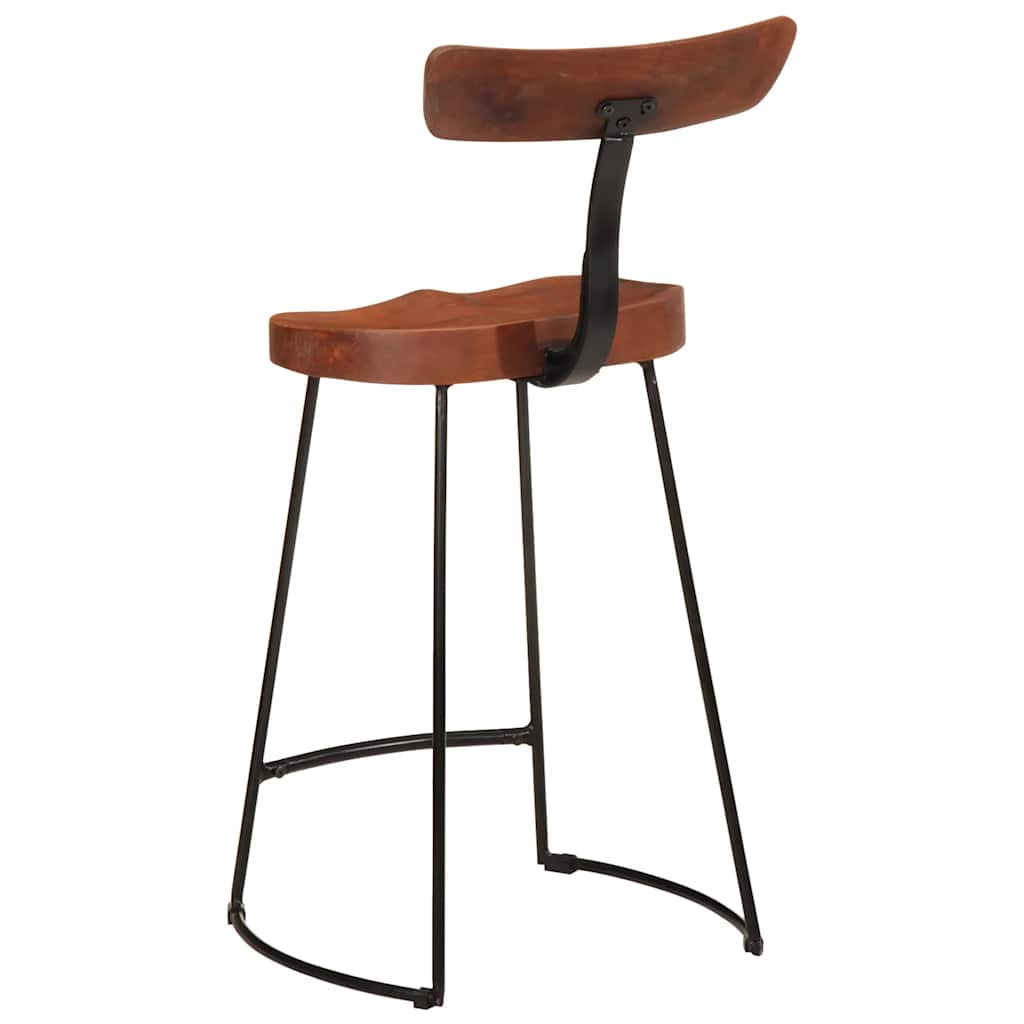 Bar Stools 2 pcs 49x43x88 cm Solid Wood Mango