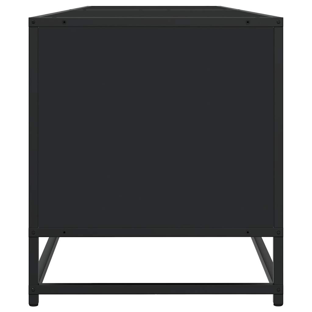 TV Cabinet Black 180.5x40x46 cm Engineered Wood