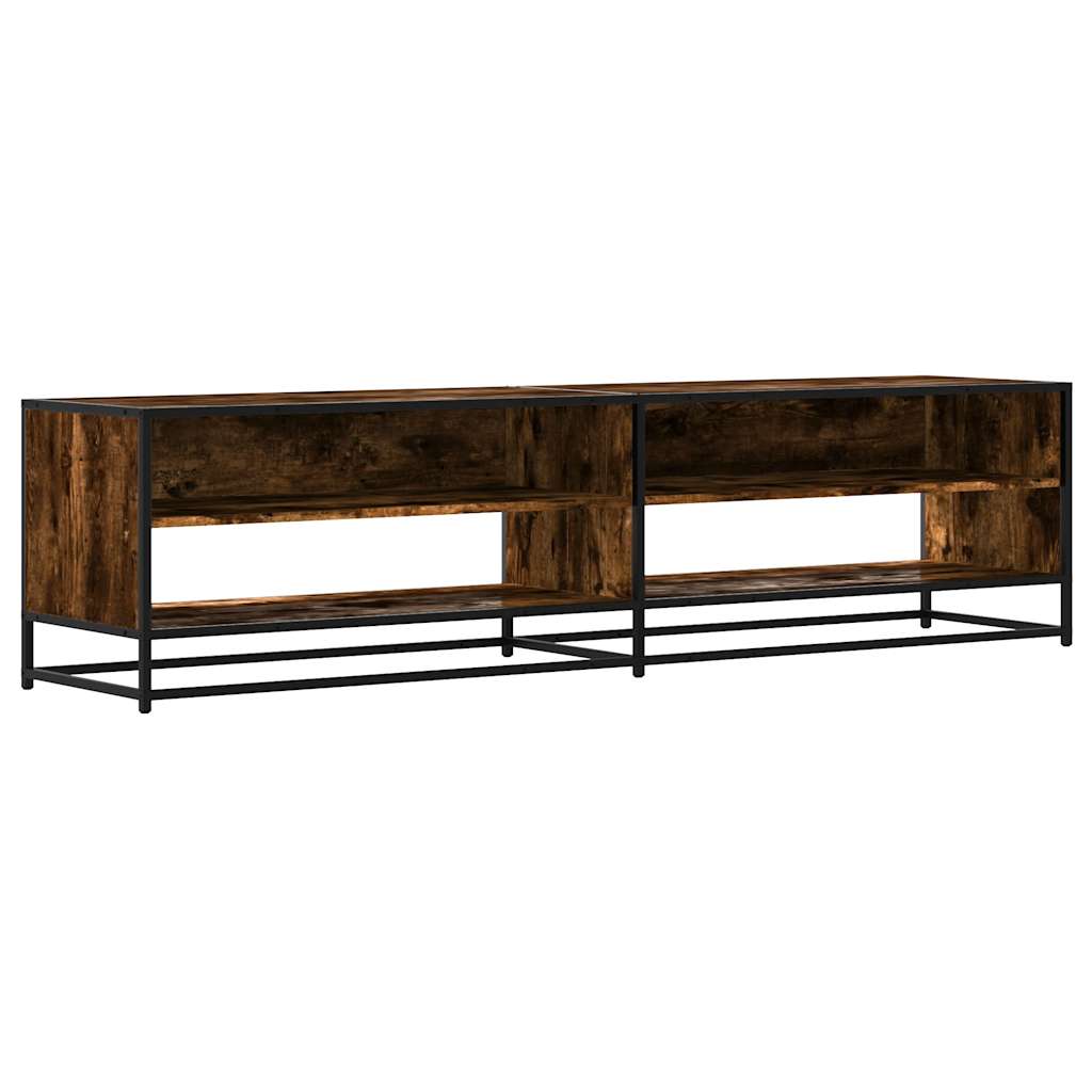 TV Cabinet Smoked Oak 180,5x40x46 cm Engineered Wood