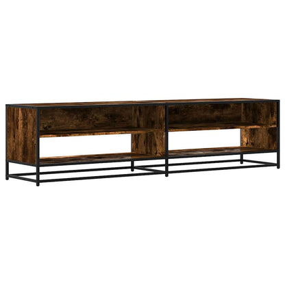 TV Cabinet Smoked Oak 180,5x40x46 cm Engineered Wood