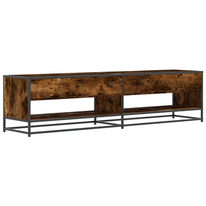 TV Cabinet Smoked Oak 180,5x40x46 cm Engineered Wood
