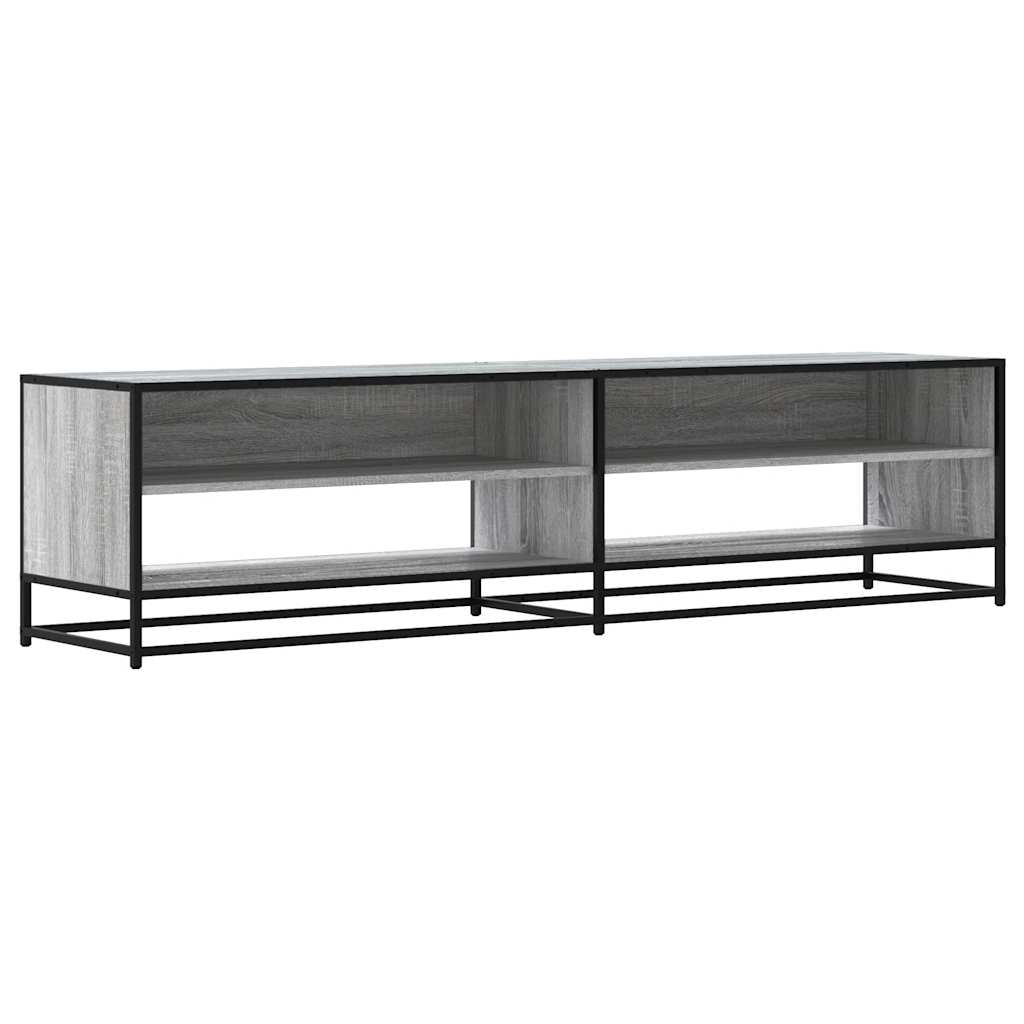 TV Cabinet Grey Sonoma 180,5x40x46 cm Engineered Wood