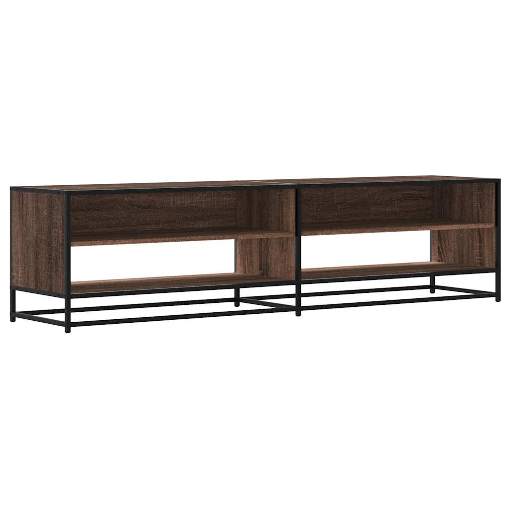 TV Cabinet Brown Oak 180,5x40x46 cm Engineered Wood