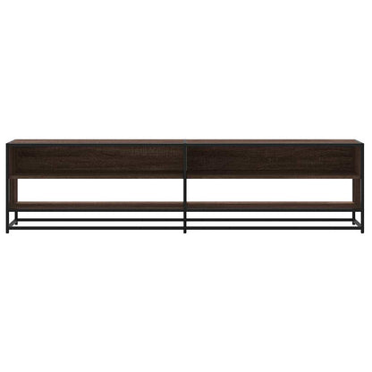 TV Cabinet Brown Oak 180,5x40x46 cm Engineered Wood