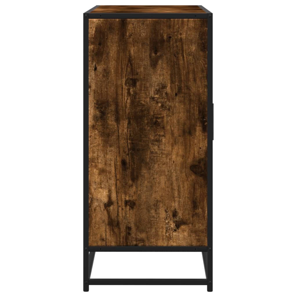 Sideboard Smoked Oak 92x35x76 cm Engineered Wood