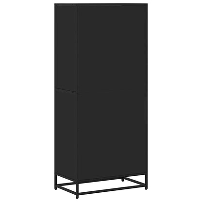 Bookcase Black 60x35x139 cm Engineered Wood