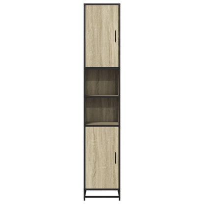 Bathroom Cabinet | Sonoma oak | Engineered Wood | Tall | Bathroom Cabinet