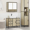 2 Piece Bathroom Furniture Set Sonoma Oak Engineered Wood