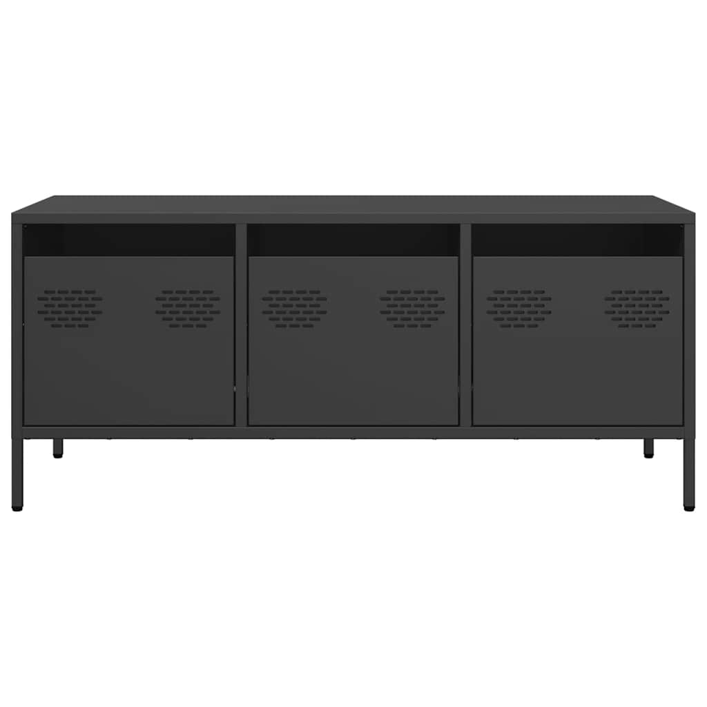 TV Cabinet Black 101.5x39x43.5 cm Cold-rolled Steel